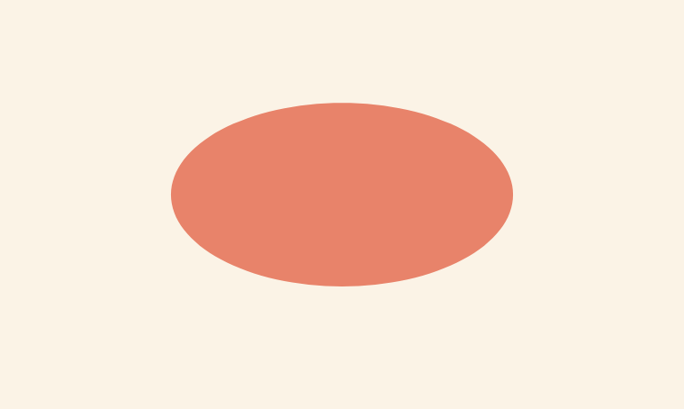 The same shape, fill changed with the paint bucket