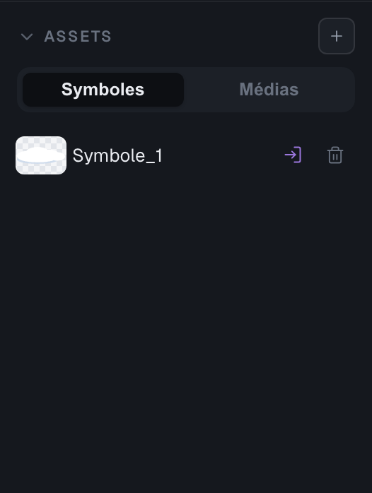 Le symbole nuage dans la bibliothèque